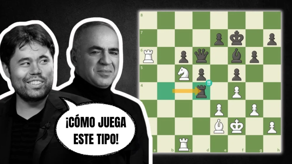 Miniatura del video: ¡LEGENDARIO JUGADOR LE DA UNA PALIZA AL CAMPEÓN MUNDIAL! 👊: Nakamura vs Kasparov (Chess9LX 2024)