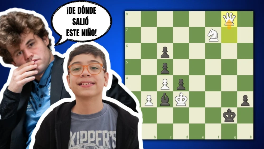 Miniatura del video: ¡¡¡Faustino Oro DOMINA y DERROTA a Magnus Carlsen!!! 😱
