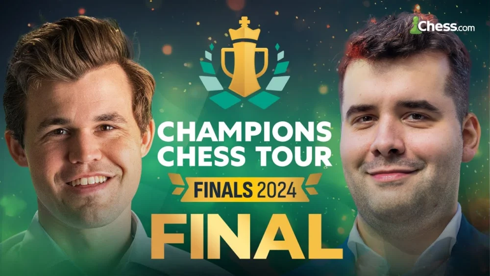 Miniatura del video: SE VUELVEN A ENCONTRAR | Carlsen vs. Nepo, LA GRAN FINAL | Champions Chess Tour 2024