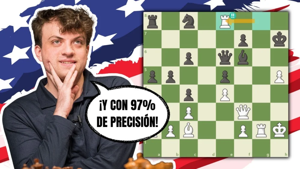 Miniatura del video: ¡DESTRUYE EL ENROQUE ENEMIGO Y SACRIFICA LA TORRE! 😮: Niemann vs Domínguez (Campeonato EE.UU. 2024)