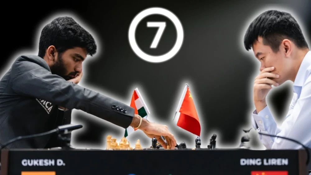 Miniatura del video: Gukesh vs Ding | Campeonato Mundial de Ajedrez 2024 | Partida 7