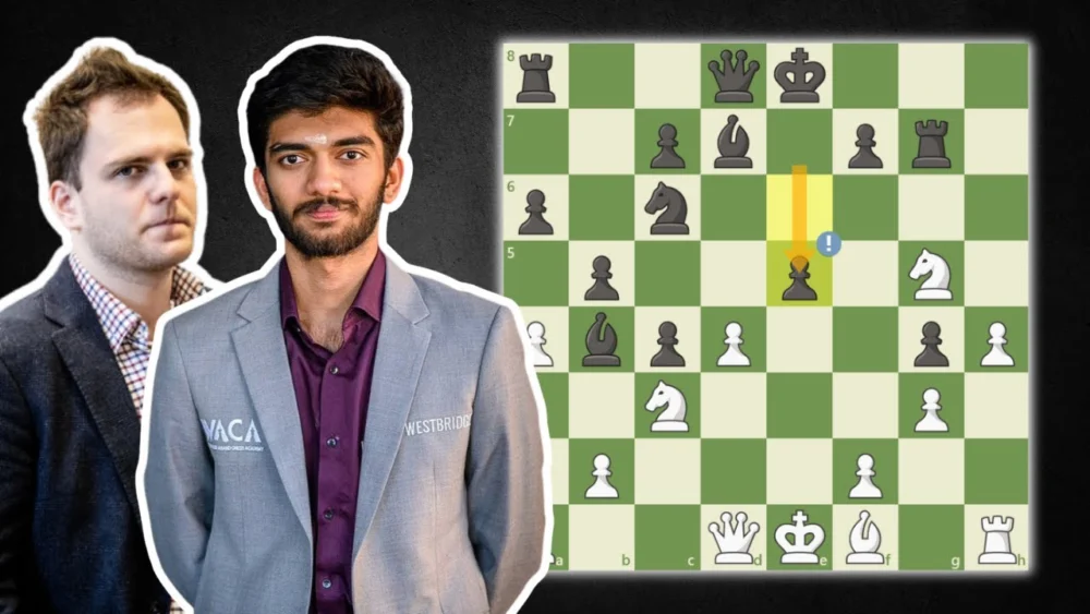 Miniatura del video: ¡¡¡LO APLASTA SIN MISERICORDIA!!! 🔥: Yuffa vs Gukesh (Gran Suizo 2025)
