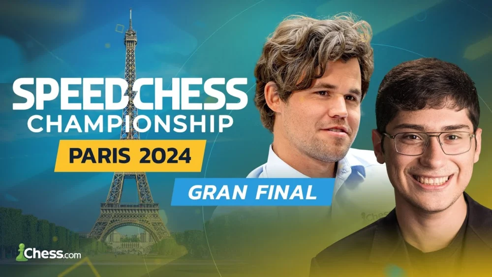 Miniatura del video: GRAN FINAL: ¡Carlsen vs. Firouzja desde París! ¿Quién será EL REY del SCC?