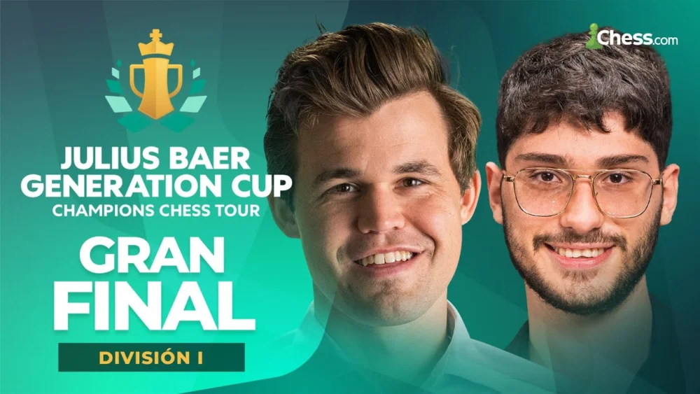 Miniatura del video: La REVANCHA de FIROUZJA. ¿Podrá con Carlsen? | GRAN FINAL Julius Baer Generation Cup CCT