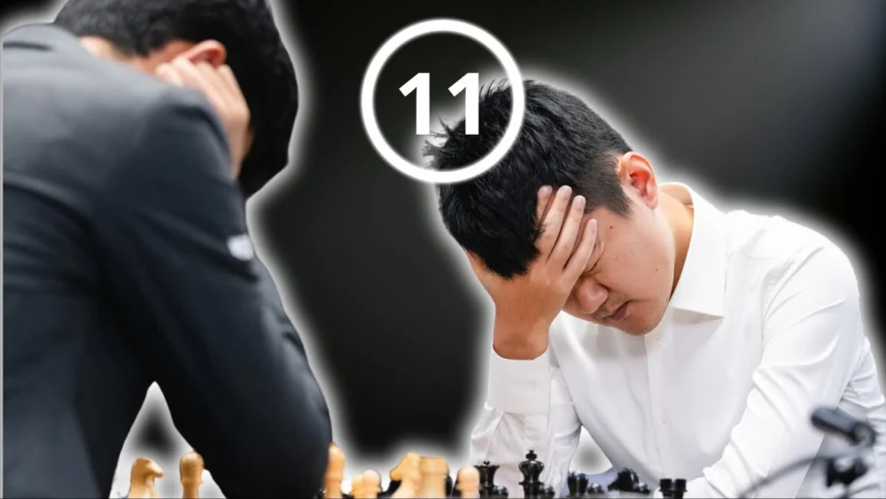 Miniatura del video: Gukesh vs Ding | Campeonato Mundial de Ajedrez 2024 | Partida 11