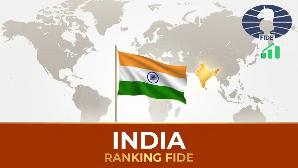 Los 20 Mejores Jugadores de Ajedrez de India: Ranking FIDE e Historia