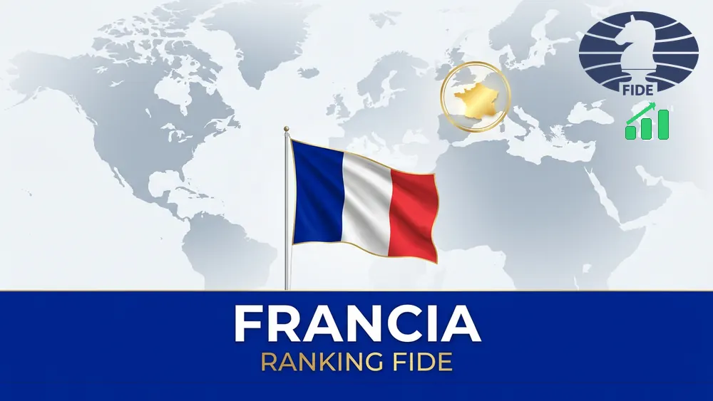 Los 20 mejores jugadores de ajedrez de Ajedrez de Francia ranking FIDE e historia