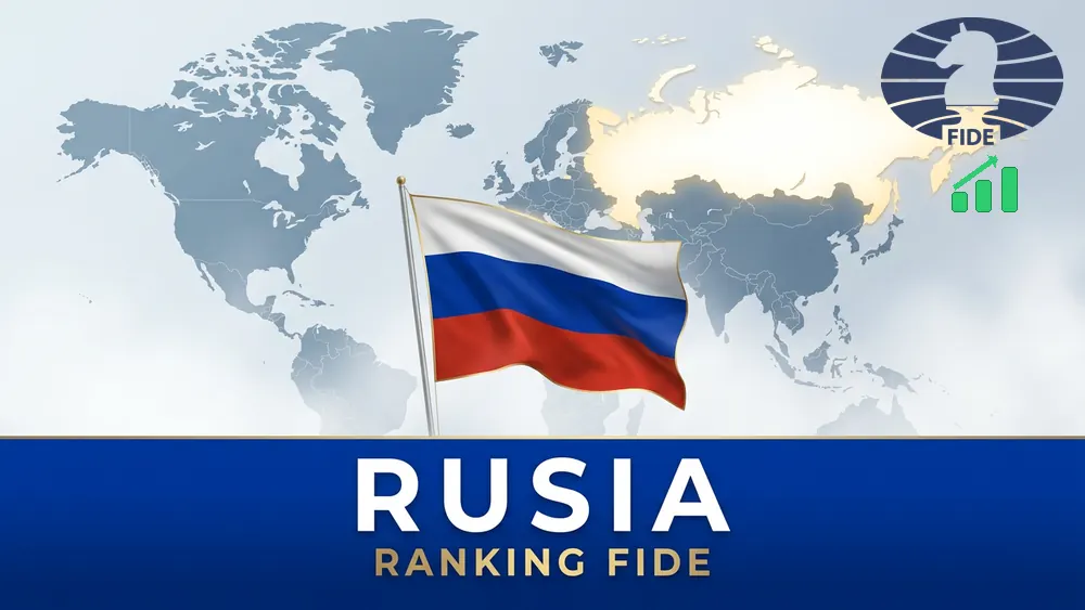Los 20 mejores jugadores de ajedrez de Ajedrez de Rusia ranking FIDE e historia
