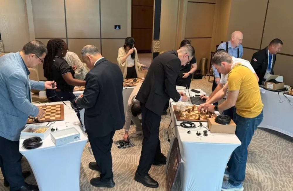 DGT hosts two e-Board Operator Seminars at 46th FIDE Chess Olympiad in Samarkand