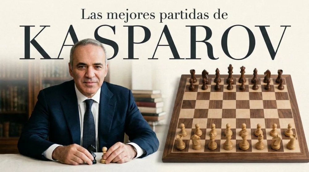 Las 10 Mejores Partidas de Garry Kasparov: Análisis de Gran Maestro 1 Garry Kasparov analizando las mejores partidas de ajedrez