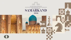 Jugadores de Ajedrez 118 Samarkand ready for a record-breaking Chess Olympiad