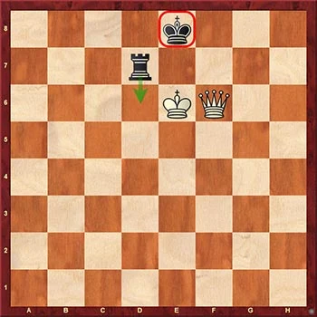 Combinación de ahogado salvadora en el final de ajedrez