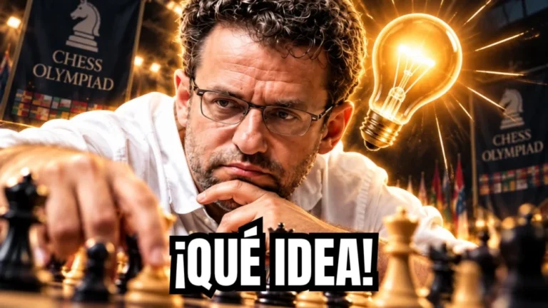Sacrificio de Dama en Partida Inmortal de Ajedrez