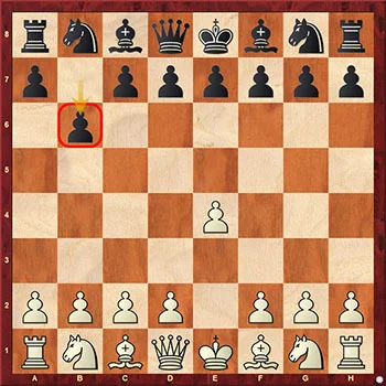 Jaque mate en la Defensa Owen tras sacrificio de dama