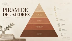 Pirámide del ajedrez: 5 niveles hacia la maestría esencial
