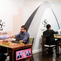 Ilustración de saint louis rapid & blitz 2024 vachier-lagrave toma la delantera desde ajedrez