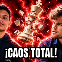 Miniatura: ¡UNA POSICIÓN de LOCOS TERMINA en JAQUE MATE!