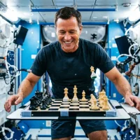 Partida de ajedrez en el espacio: 1 duelo histórico