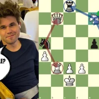 Miniatura del video: ¡EMOCIONANTE BATALLA DE IDA Y VUELTA! 🙀: Carlsen vs Le (Julius Baer Generation Cup 2024)