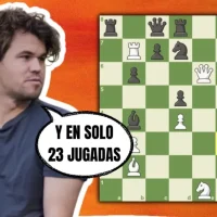 Miniatura del video: ¡ESTA ES LA DISTANCIA ENTRE UN MF y UN SÚPER GM! 🤯: Carlsen vs Ashraf (Internet 2024)